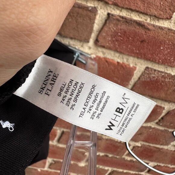 White House black market $120 pull on skinny flare pants womens 10 NEW - Picture 6 of 6